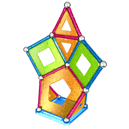 Конструктор Geomag Gitter магнитный