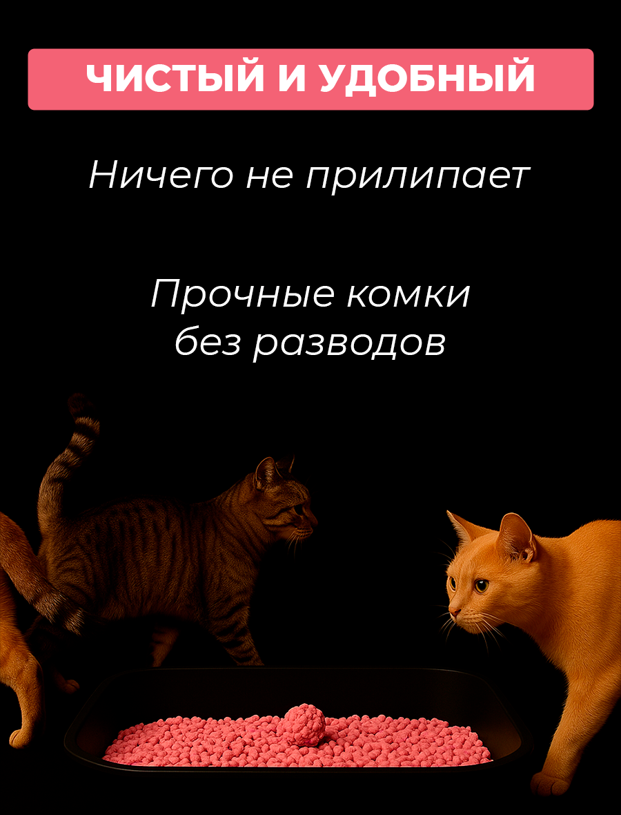 Наполнитель RoxFox 13.2 л комкующийся, растительный, впитывающий - фото 3