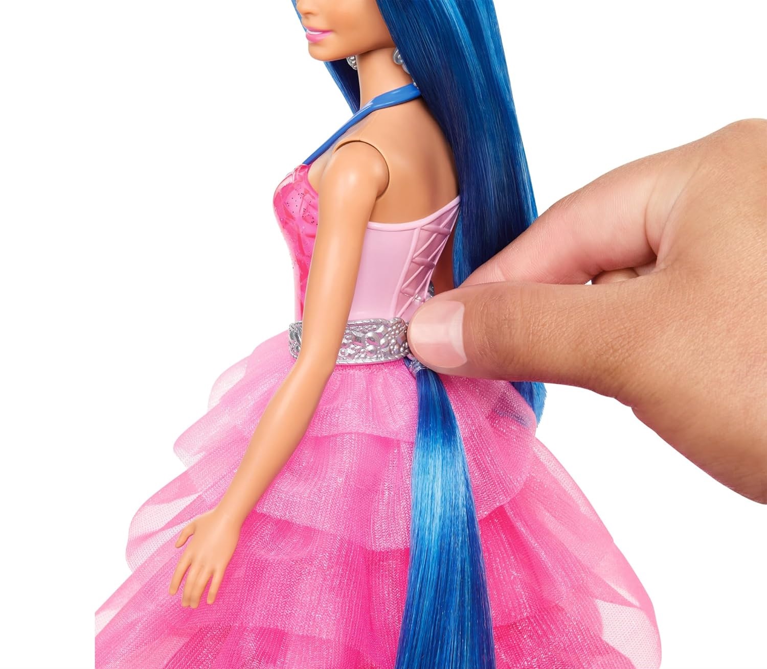 Кукла модельная Barbie с сапфировым единорогом HRR16 - фото 4