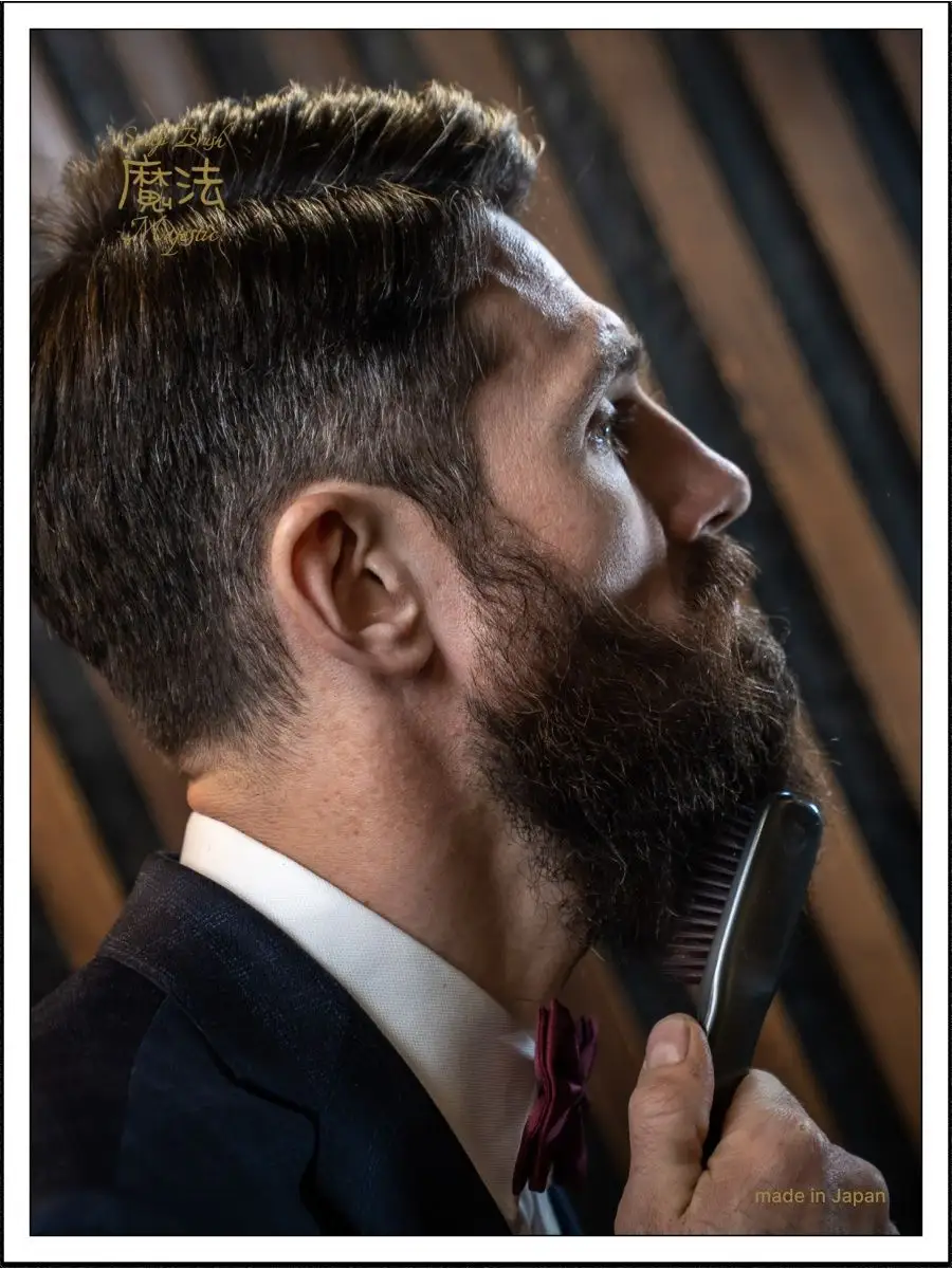 Массажная расческа Majestic черный - фото 12