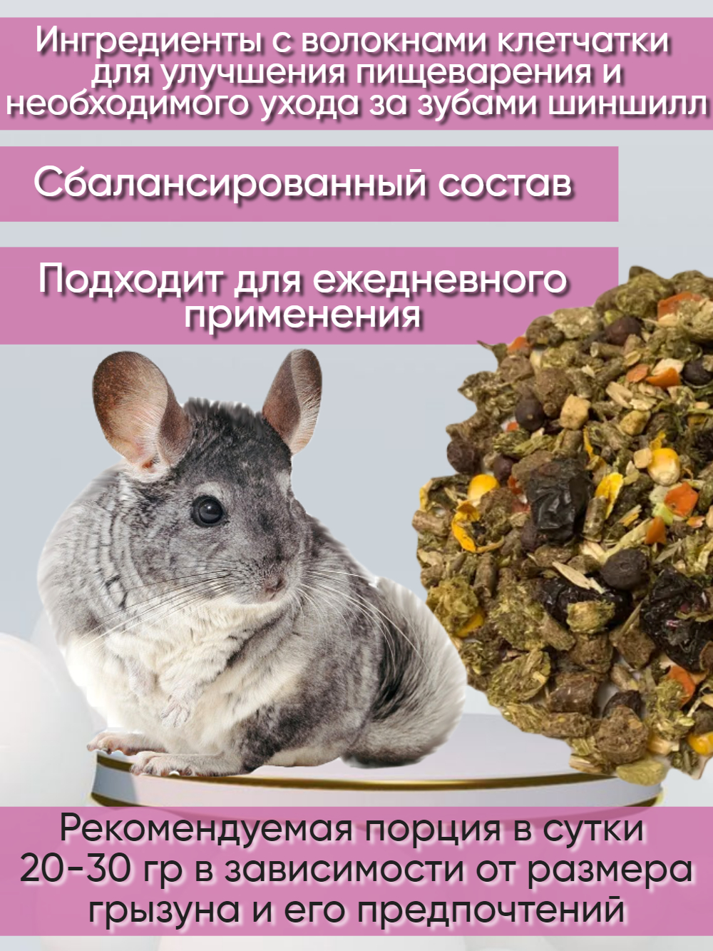 Корм Nestingbox для шиншилл - фото 2