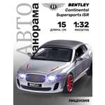 Автомобиль АВТОпанорама Bentley Continental Supersports ISR 1:32