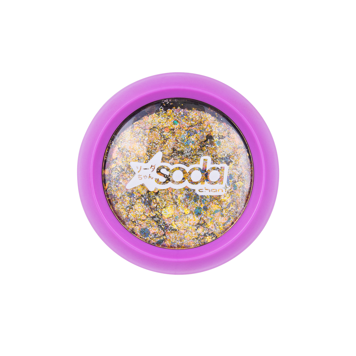 Глиттер гель для лица Soda Luminous 003 Milky Way 7г SODC10103 - фото 2