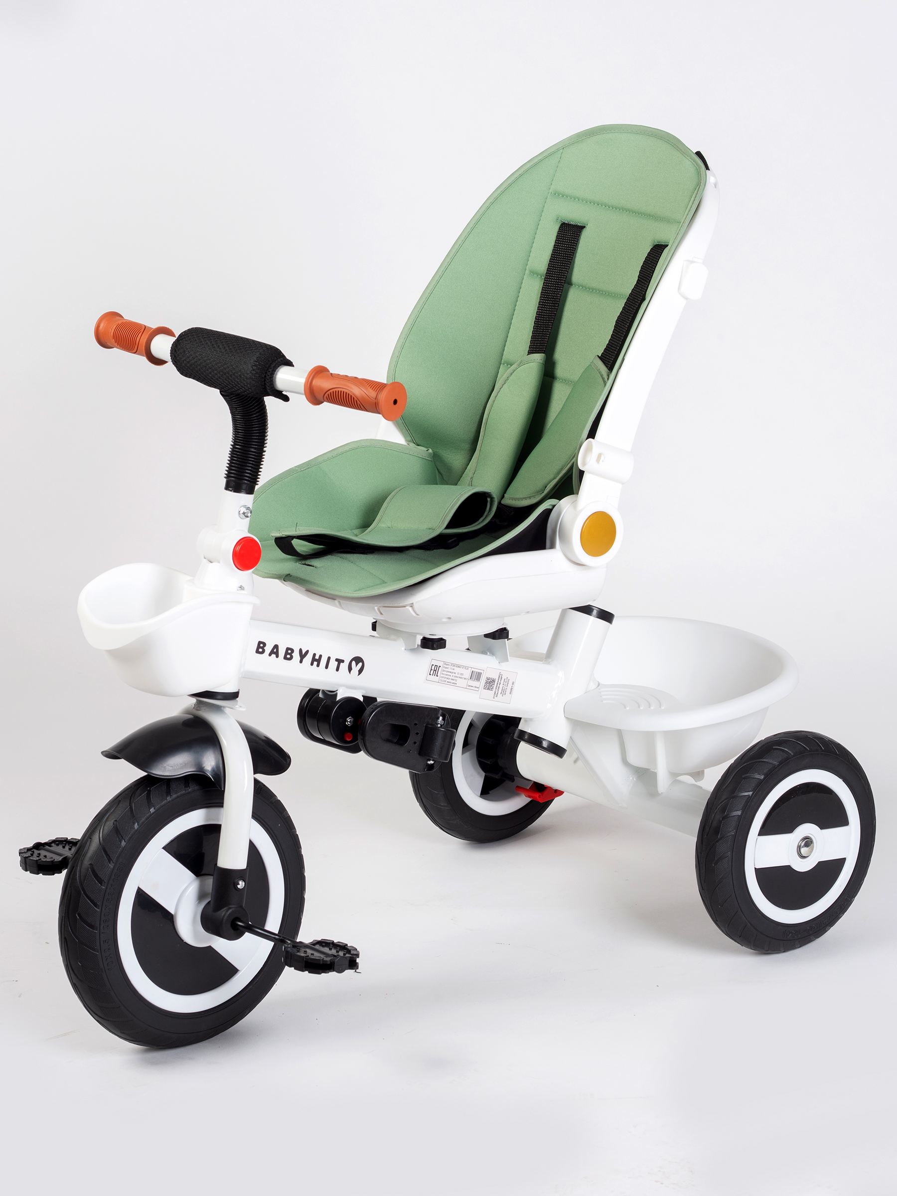 Трехколесный велосипед Babyhit 10 дюймов - фото 6