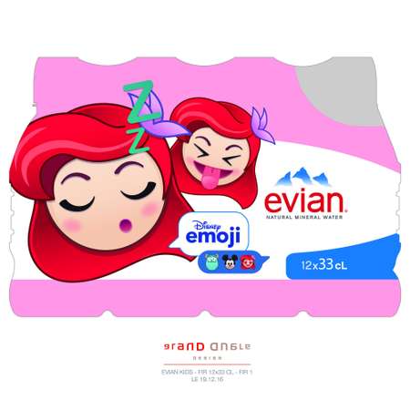 Вода Evian детская натурального природного происхождения 0.33л с 6 месяцев в ассортименте