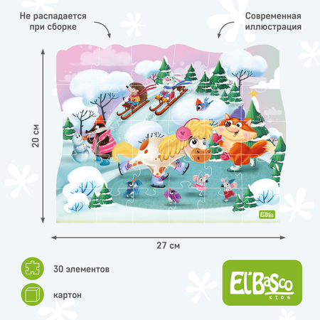 Пазл El BascoKids Зима классический