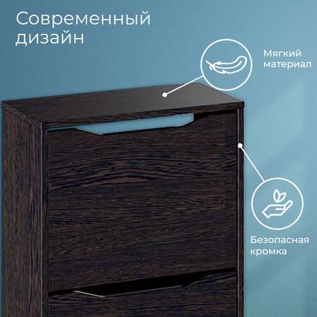 Тумба для обуви Мебель ТриЯ Тетра Тип 2 Венге Цаво