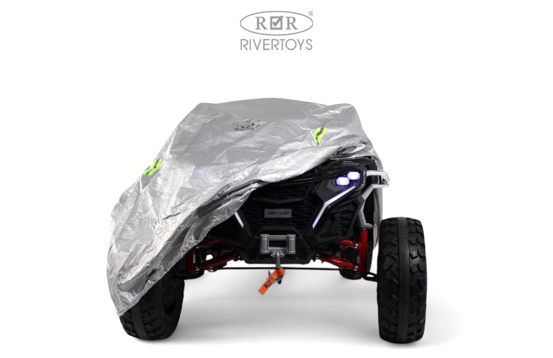 Электромобиль RIVERTOYS Z707ZZ-BLACK-RED С пультом ДУ - фото 7