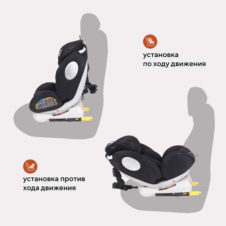 Автокресло Rant Basic Twist Black Isofix 0+/1/2/3 (0-36 кг)
