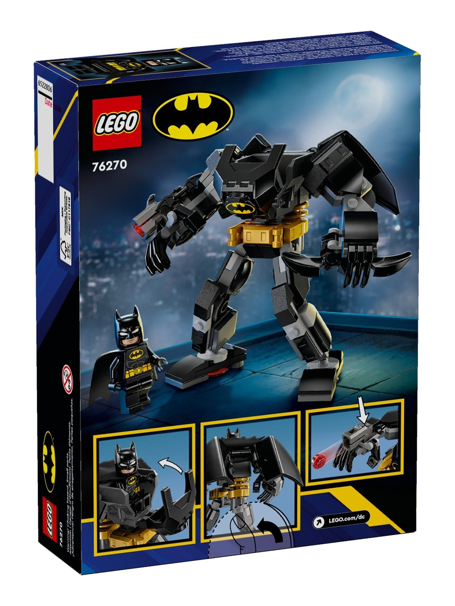 Конструктор LEGO DC Super Heroes Боевая броня Бэтмена 140 дет. - фото 7