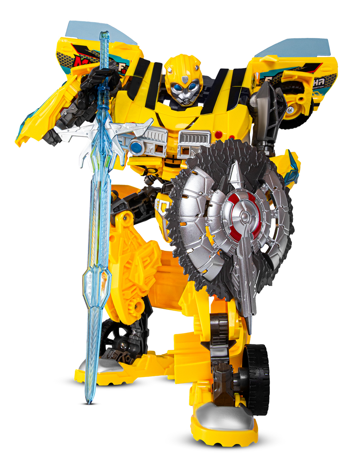 Фигурка AUTODRIVE Робот трансформер Машинка - фото 10