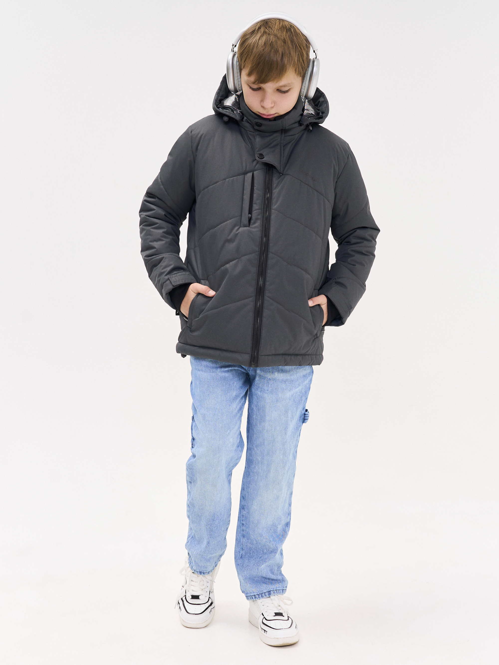 Куртка RODOS М-315/1/темно-серый - фото 2