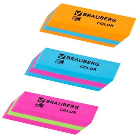 Ластик Brauberg 3 шт.