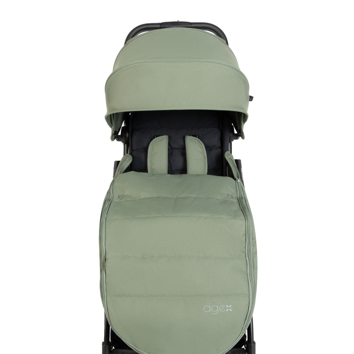 Коляска прогулочная agex Mini LX Green зеленый - фото 6