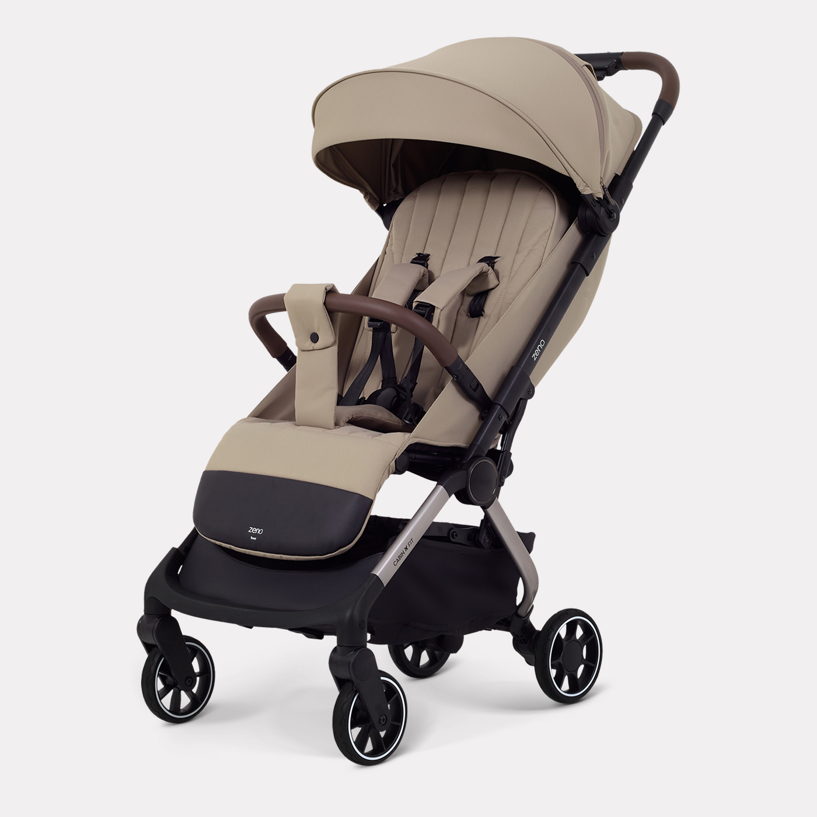 Коляска прогулочная Rant Zeno бежевый - фото 1