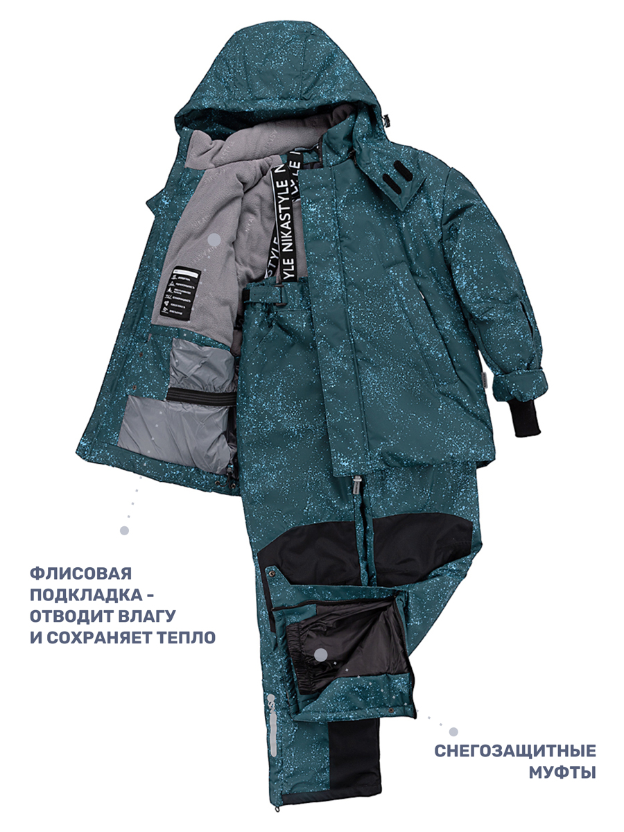Куртка и полукомбинезон NIKASTYLE 7з6124 атлантик/голубой - фото 5