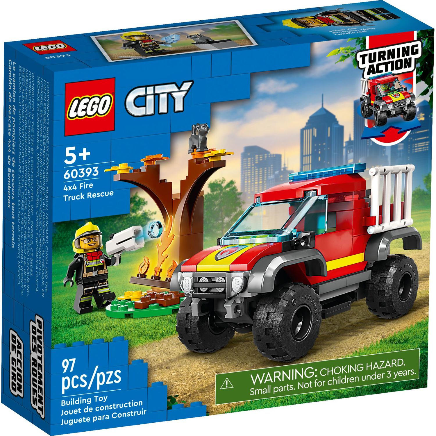 Конструктор LEGO City Спасательная пожарная машина - фото 1