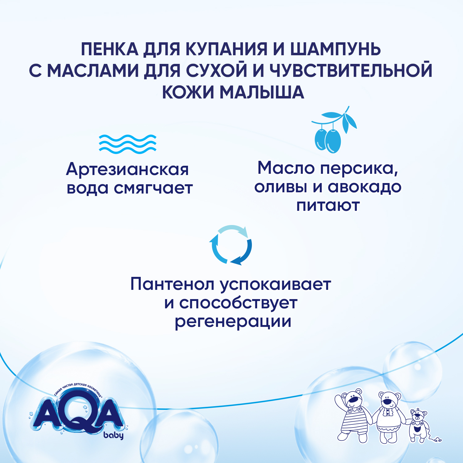 Шампунь AQA baby 250 мл - фото 4