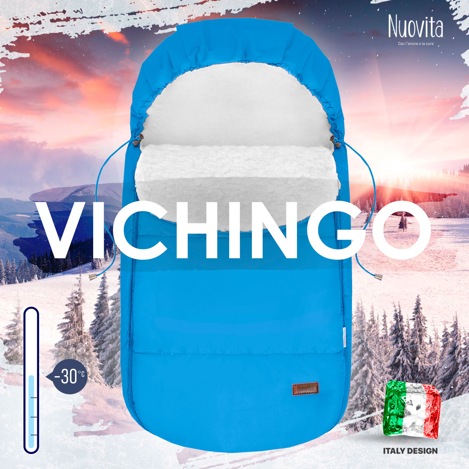 Конверт в коляску Nuovita Vichingo Bianco - фото 5