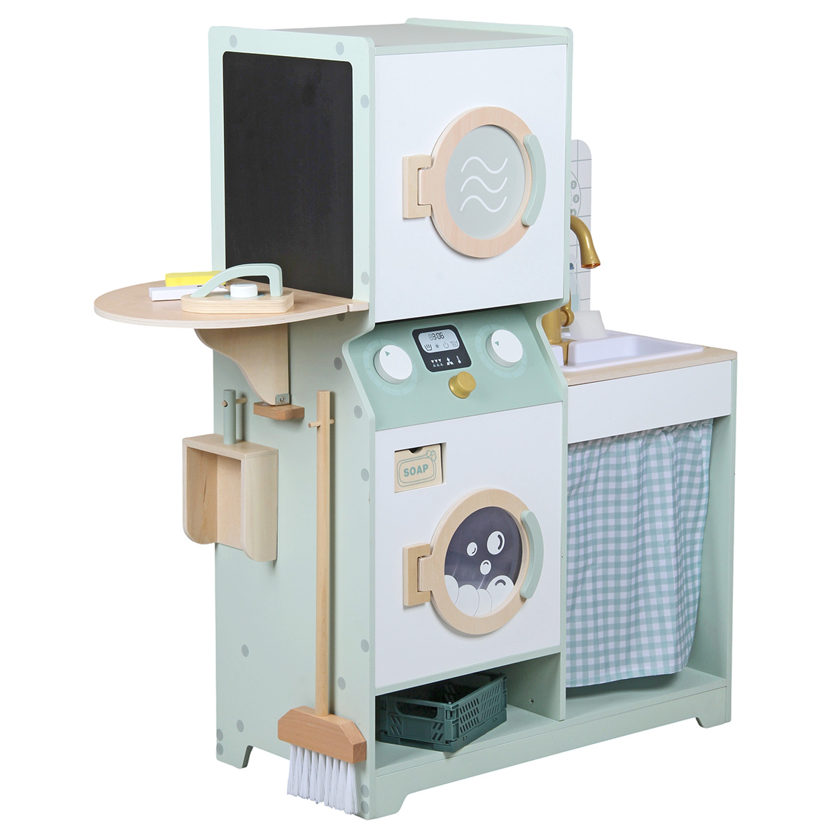 Игрушка Veld Co стиральная машина, гладильная доска, утюг 136 предм. - фото 13