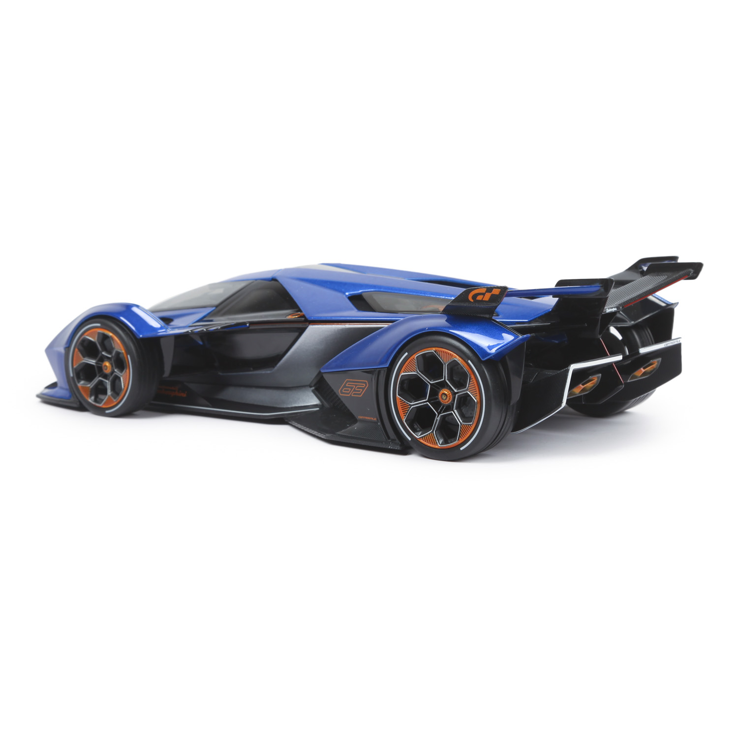 Автомобиль MAISTO Lamborghini 1:18 голубой 36454 - фото 3