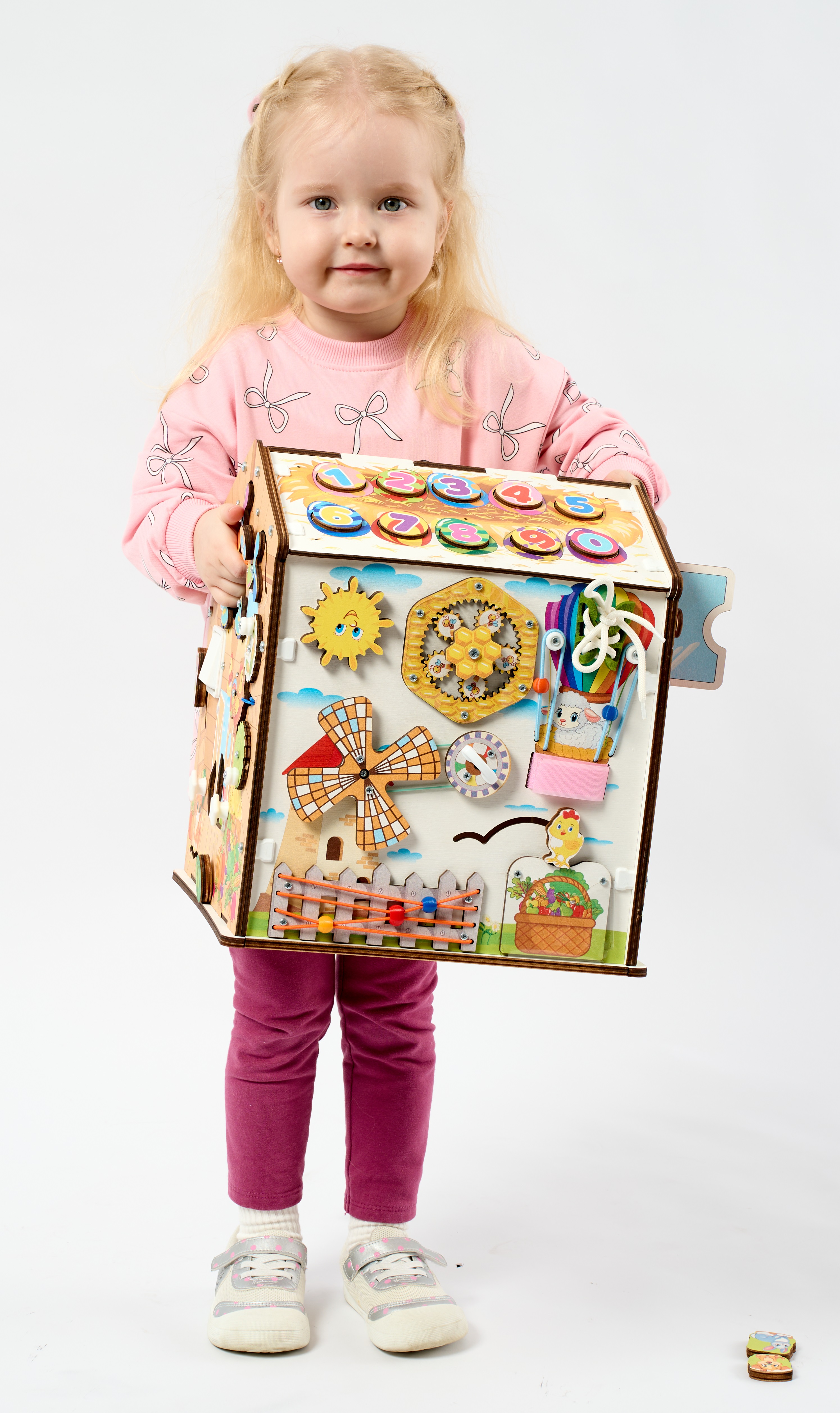 Игрушка MyKiddyQuest бизиборд Ферма - фото 16