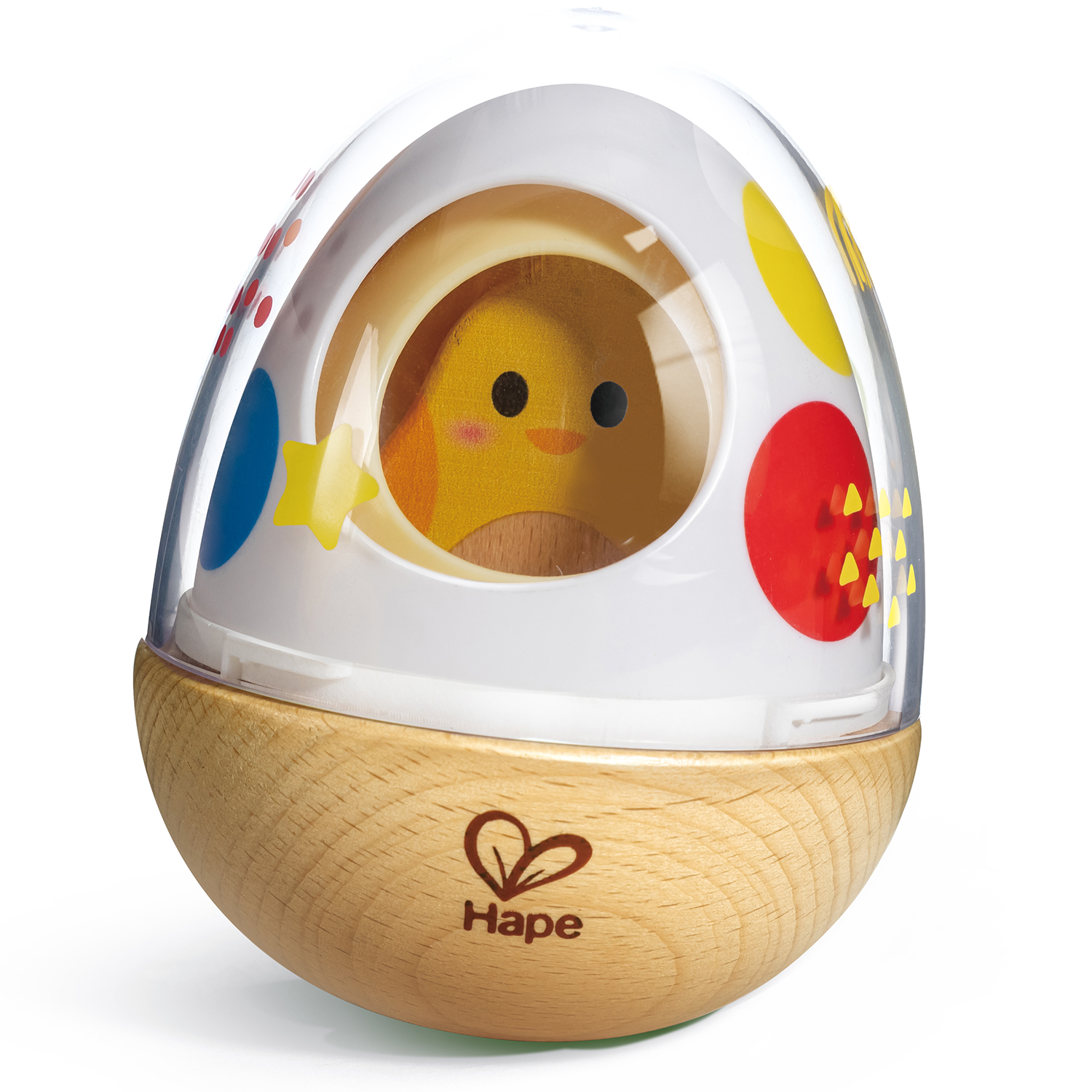 Игрушка Hape неваляшка Домик для цыпленка - фото 2