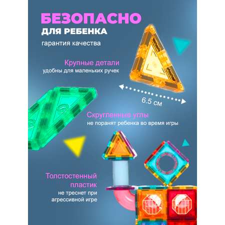 Конструктор ТЕХНО магнитный