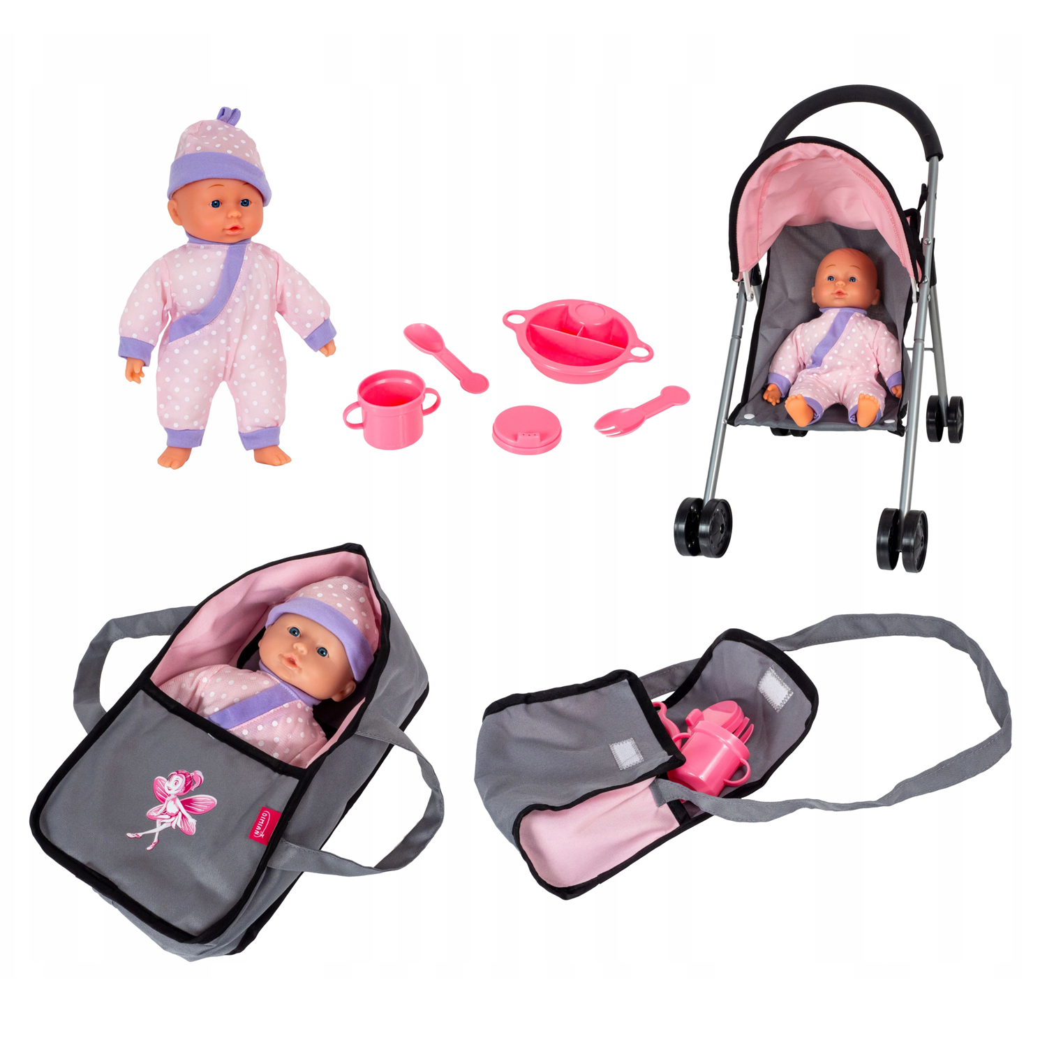 Кукла пупс Bambina Bebe Buggy BD2118 - фото 7