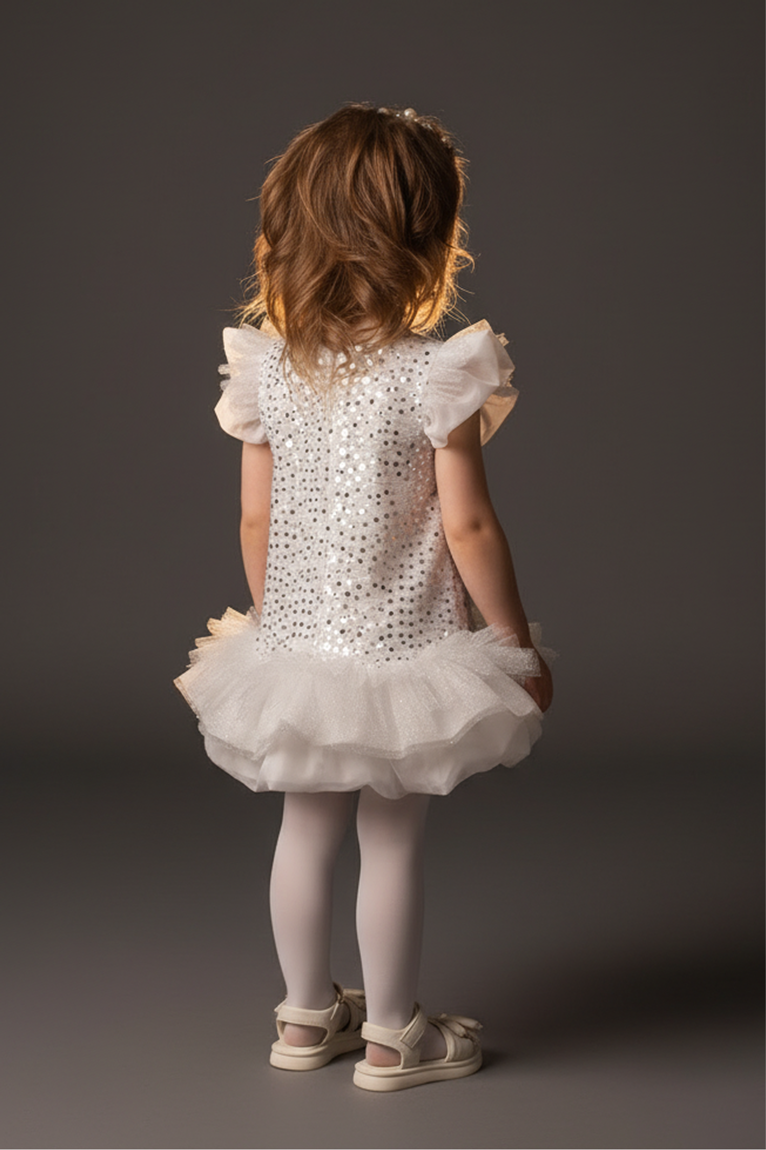 Платье Minilik Платье.Снежинка.Белый - фото 9