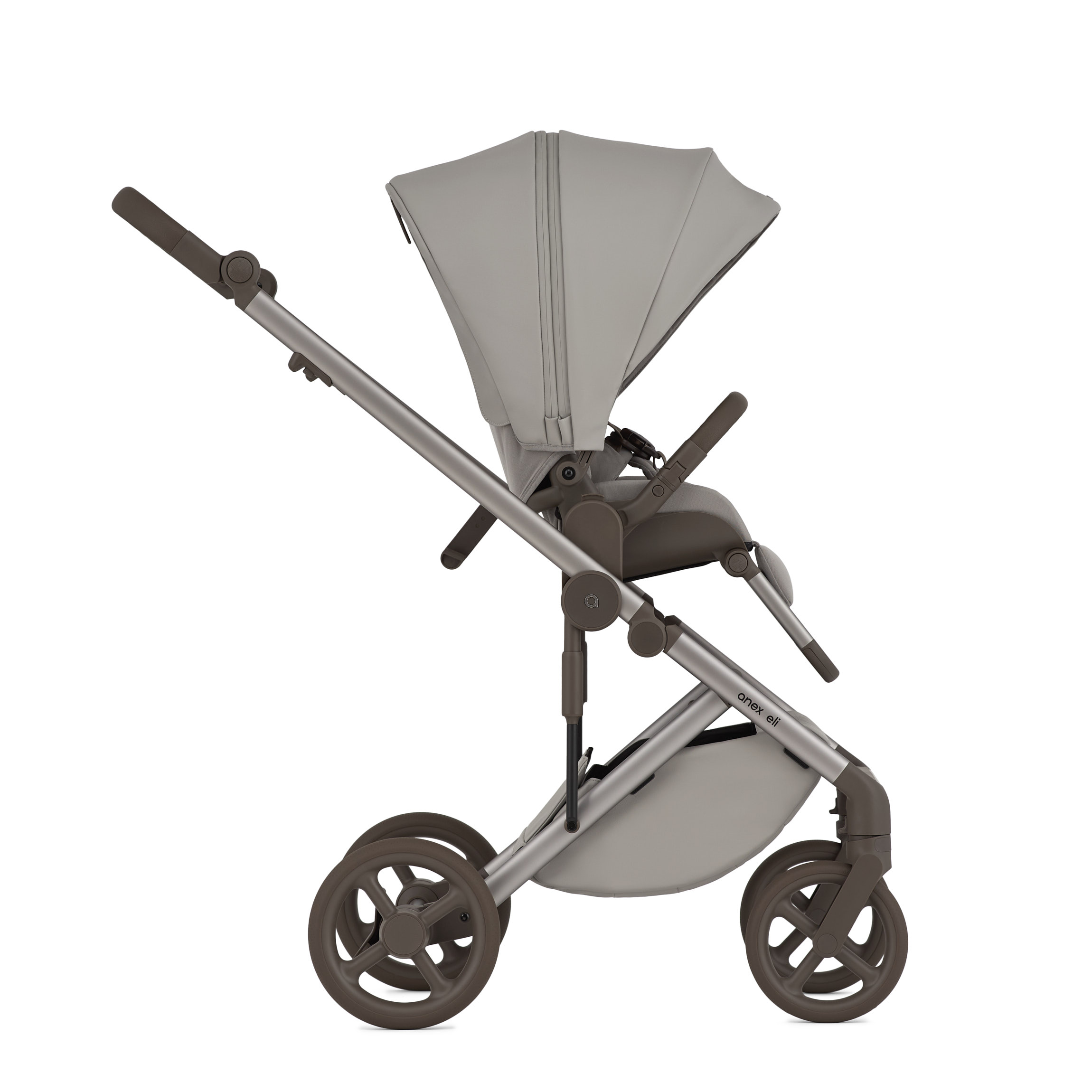 Коляска 2в1 Anex Eli серый - фото 9