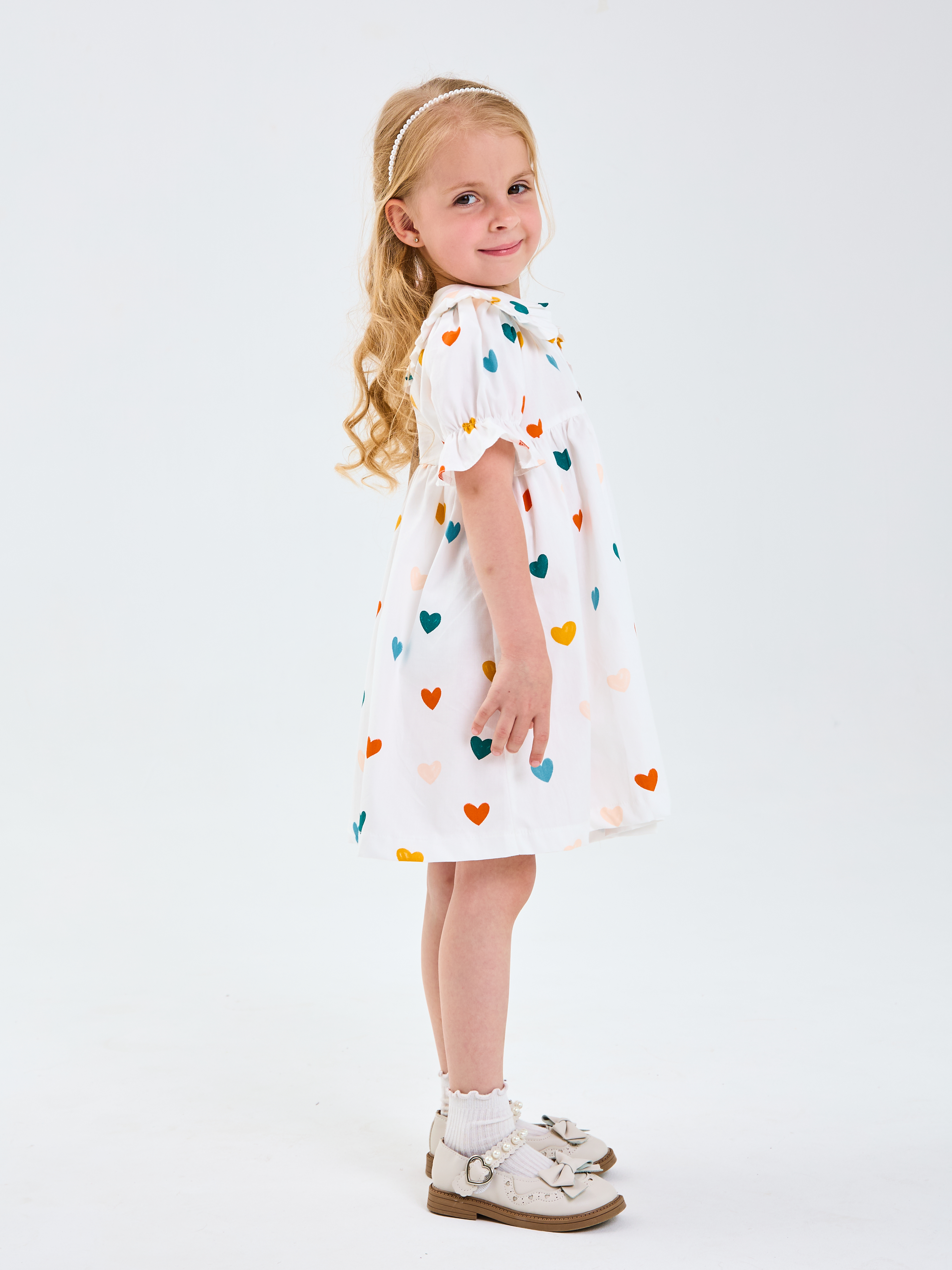 Платье Mil Art kids 1902201550DRESS-LETO-SERDECHKI-RADUGA - фото 5