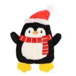 Игрушка для собак GiGwi X-mas Tales Пингвин шуршащий мягкая 23.5см