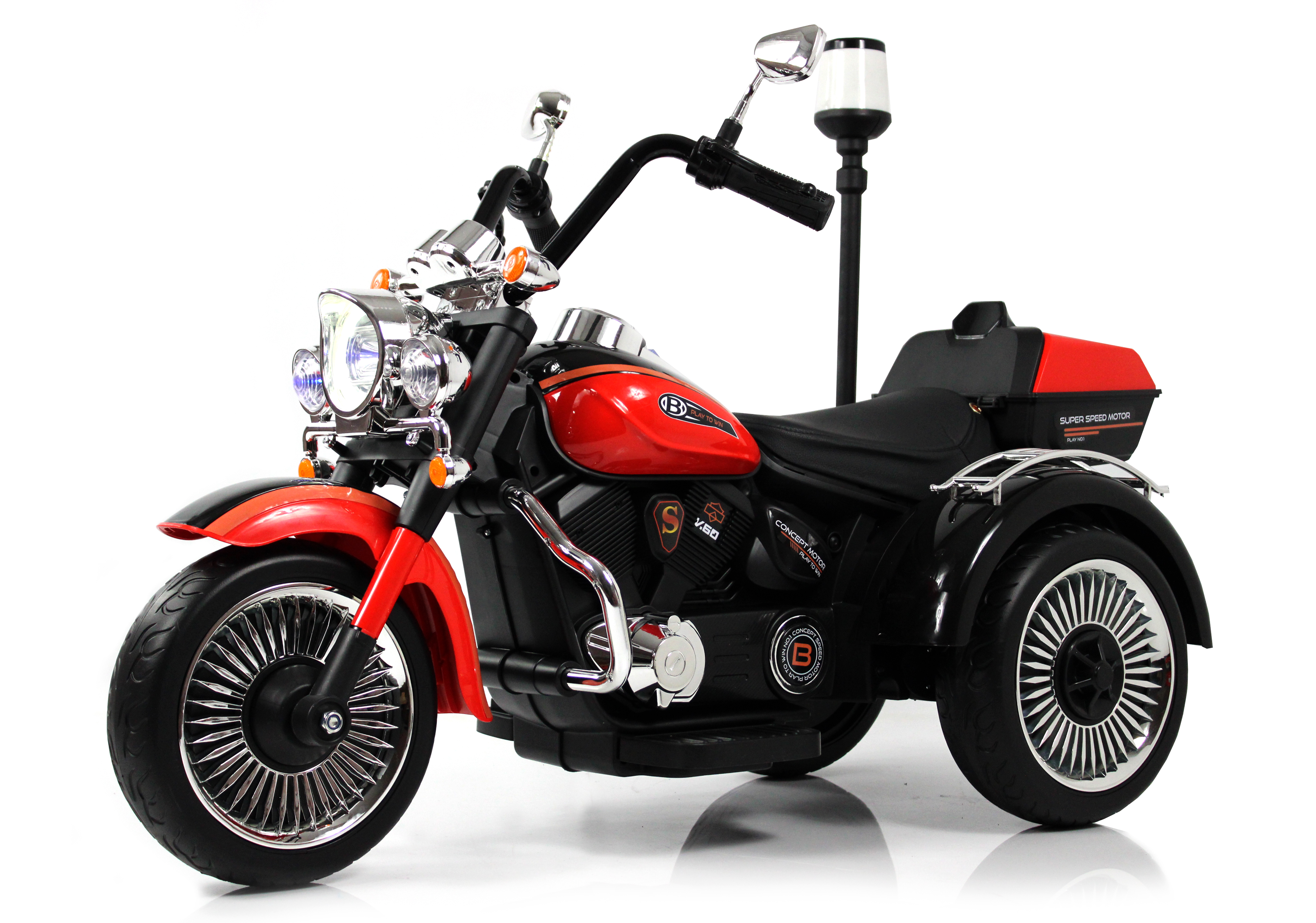 Электромобиль RIVERTOYS K003PX-RED - фото 4