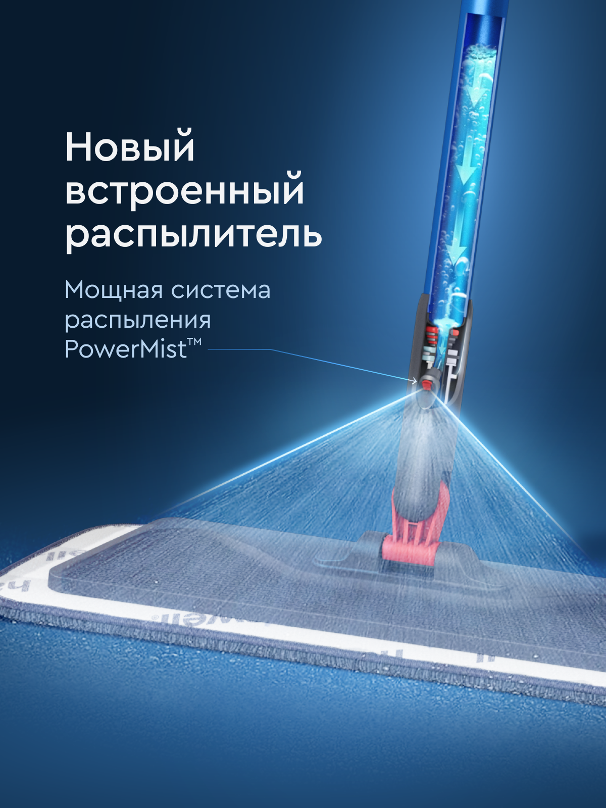 Швабра с распылителем Hauswell SprayPro Lite - фото 3