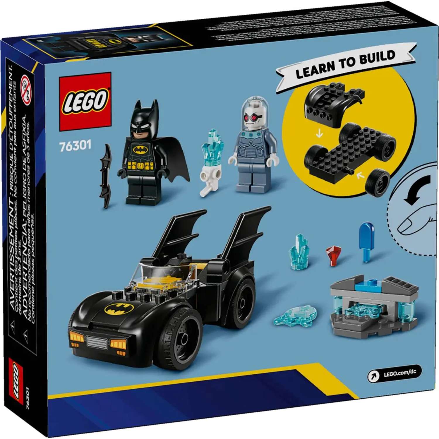 Конструктор LEGO Batman Movie Бэтмен и Бэтмобиль vs м.Фриз блочный - фото 8