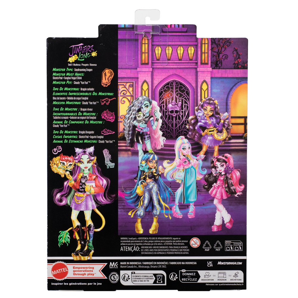 Кукла модельная Monster High Jinafire Long HYV58 HYV58 - фото 10