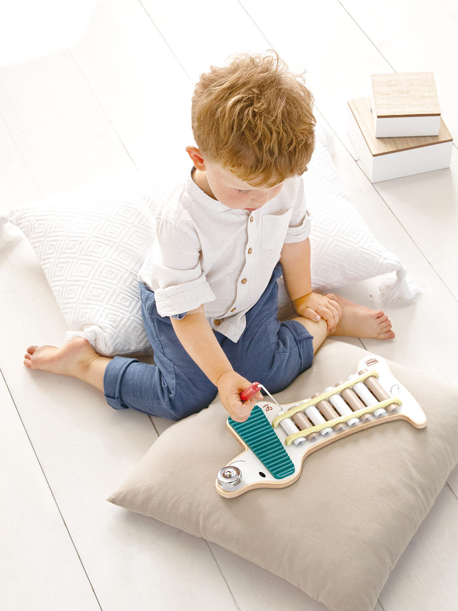 Игрушка музыкальная Hape Собачка ксилофон - фото 4