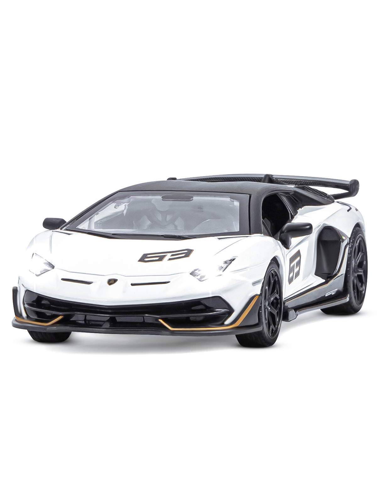 Автомобиль АВТОпанорама Lamborghini Aventador SVJ 1:32 JB1251401 - фото 11