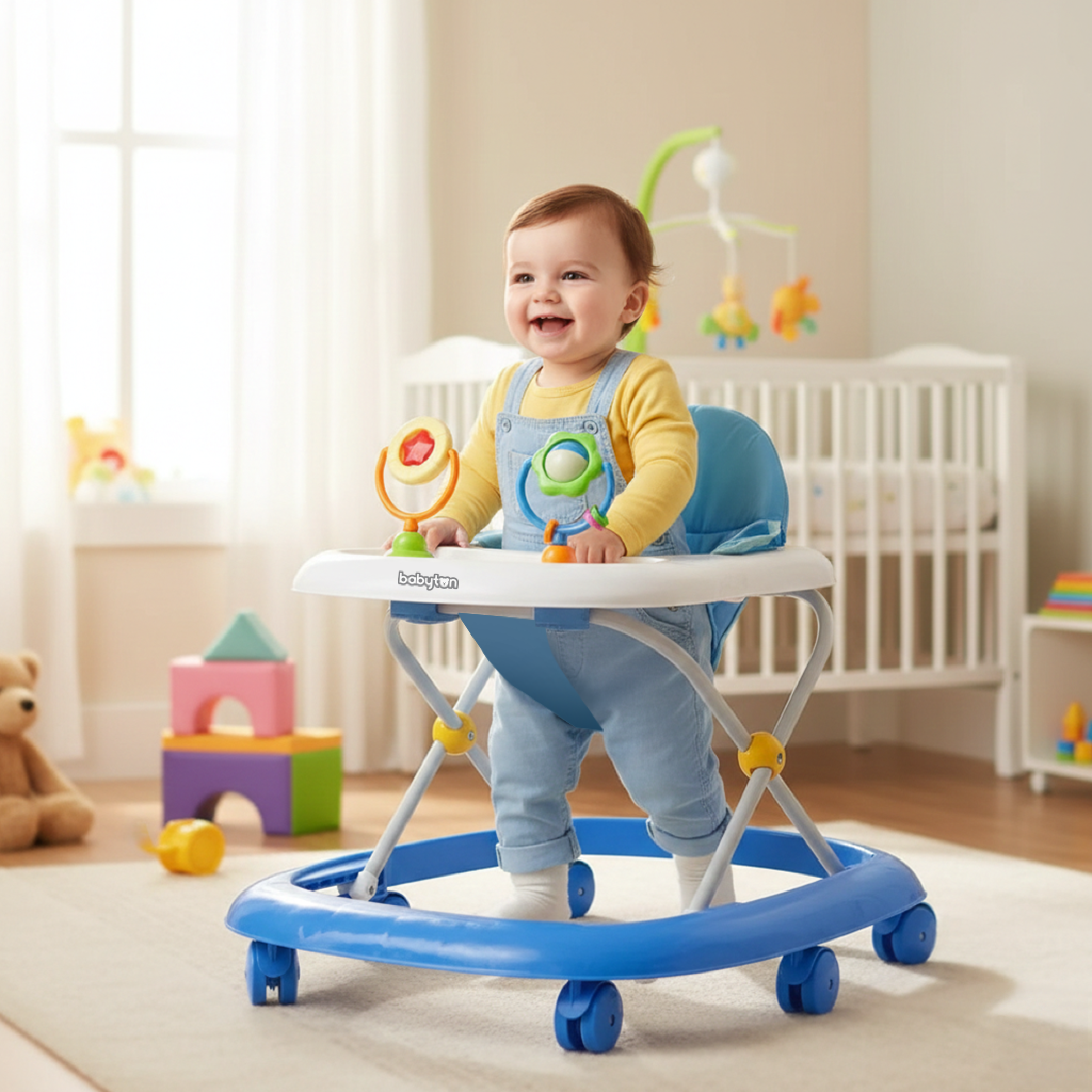 Ходунки Babyton синий - фото 2