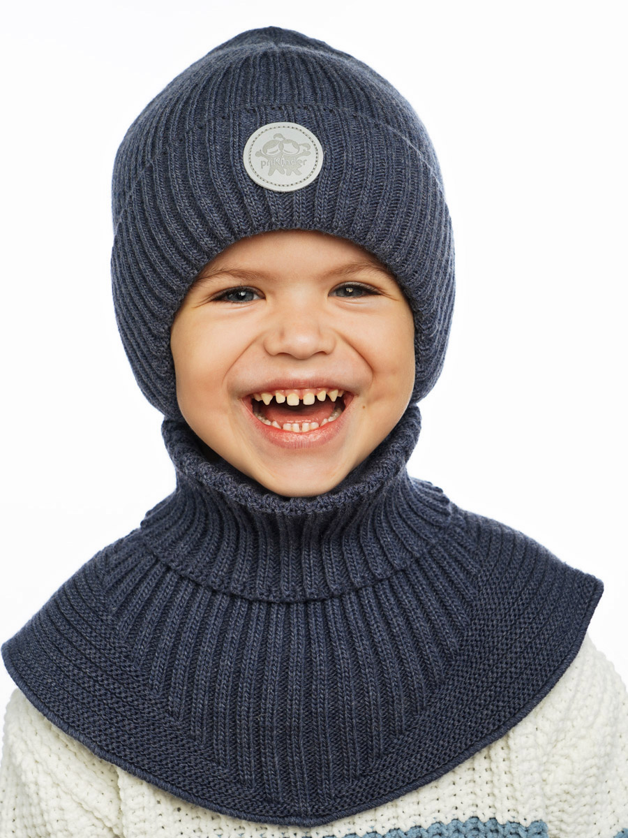 Шапка и снуд ПриКиндер U-W_231241 Цвет: Джинс - фото 11