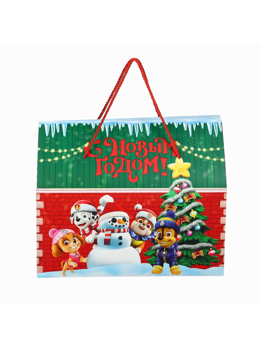 Пакет-коробка Дарите Счастье "С Новым годом", 37 х 33 х 20 см - фото 5