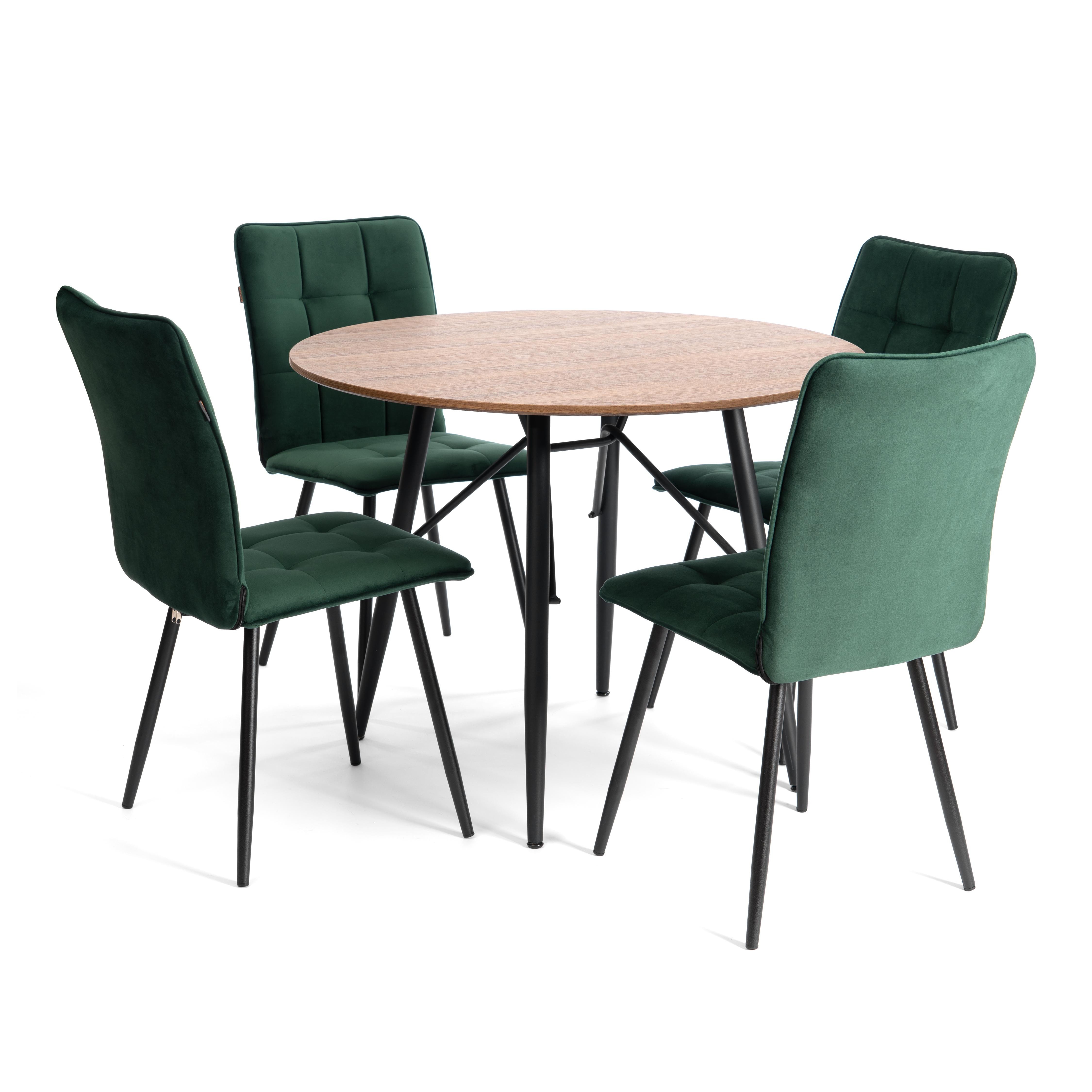 Стул TETCHAIR Bari LT велюр изумруд - фото 12