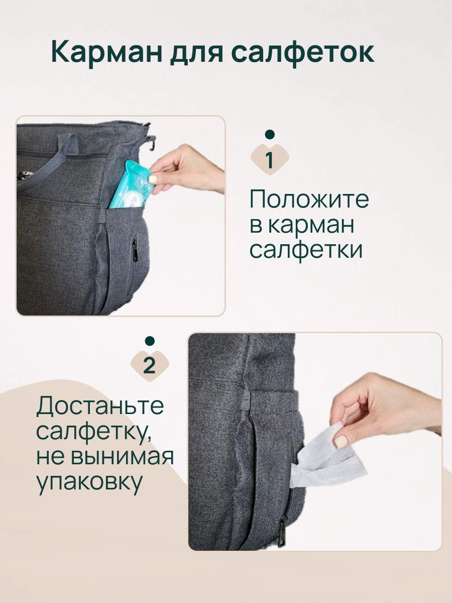 Сумка на ручку коляски Chicco Black Satin 05087127450000 - фото 7