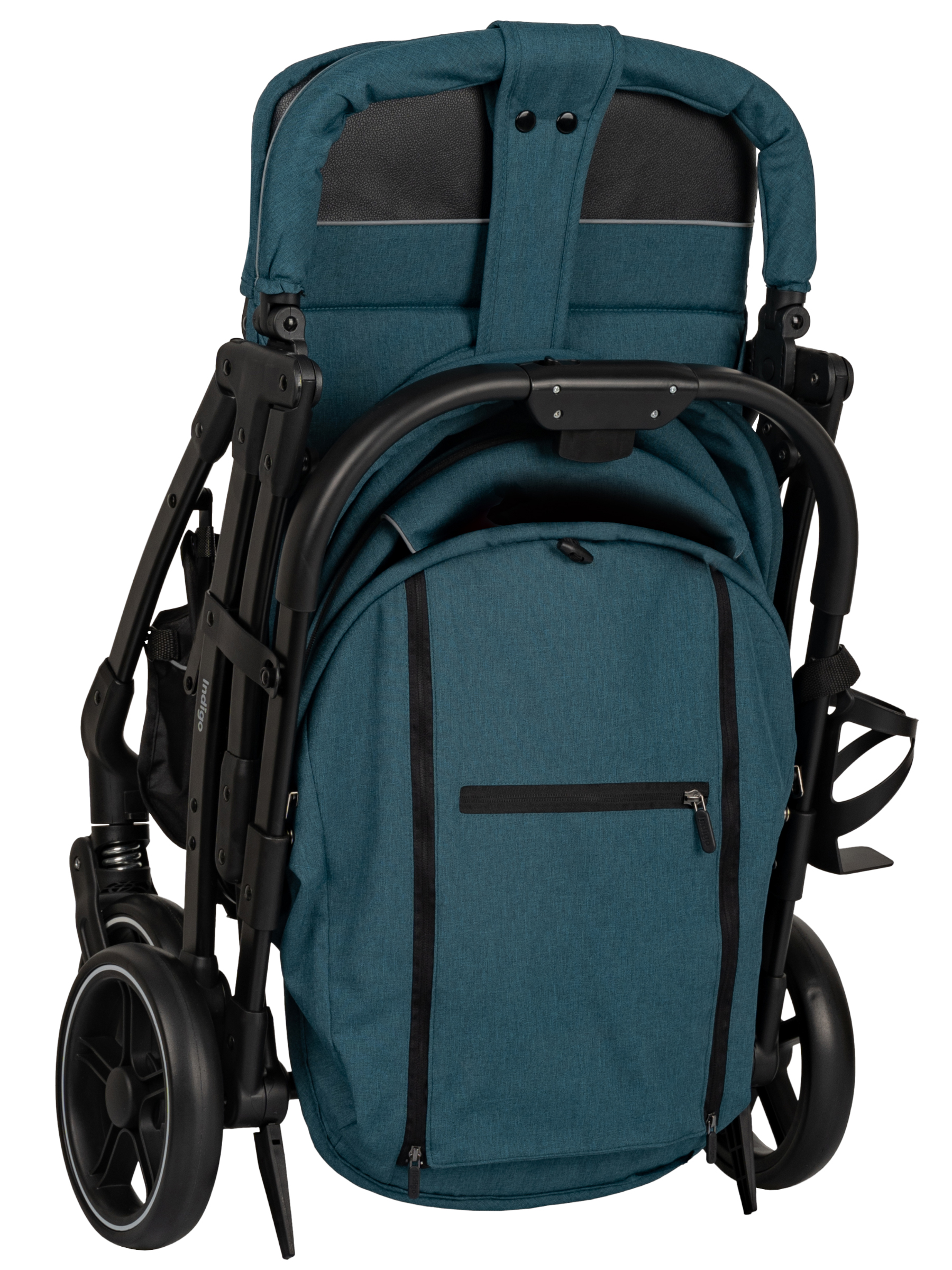 Коляска прогулочная Indigo Frost для путешествий синий синий - фото 30