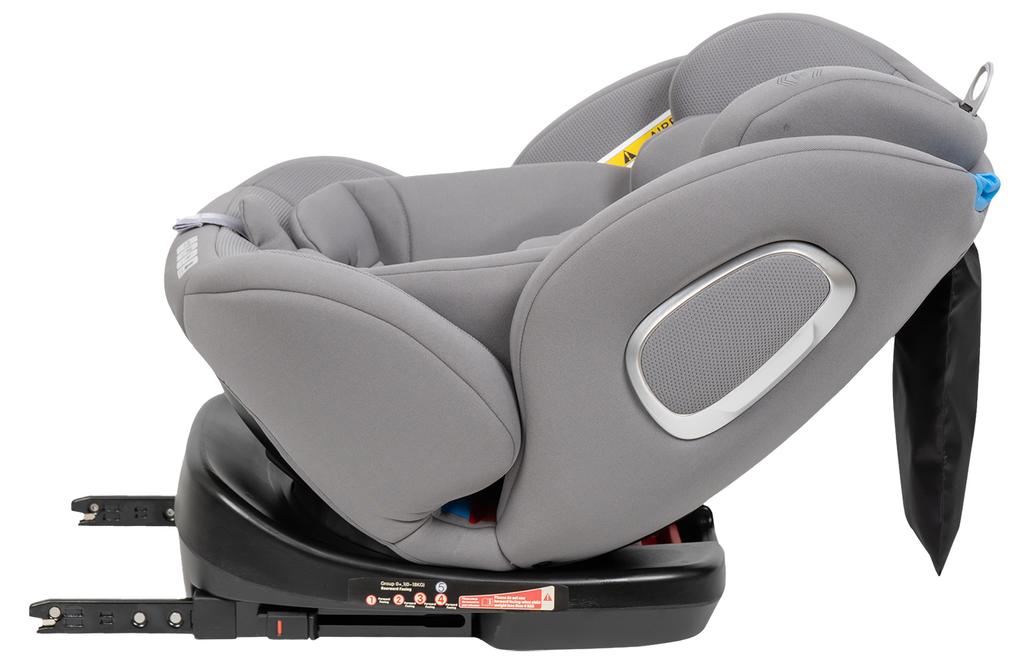 Автокресло Farfello YB102A Isofix 0+/1/2/3 (0-36 кг) серый - фото 12