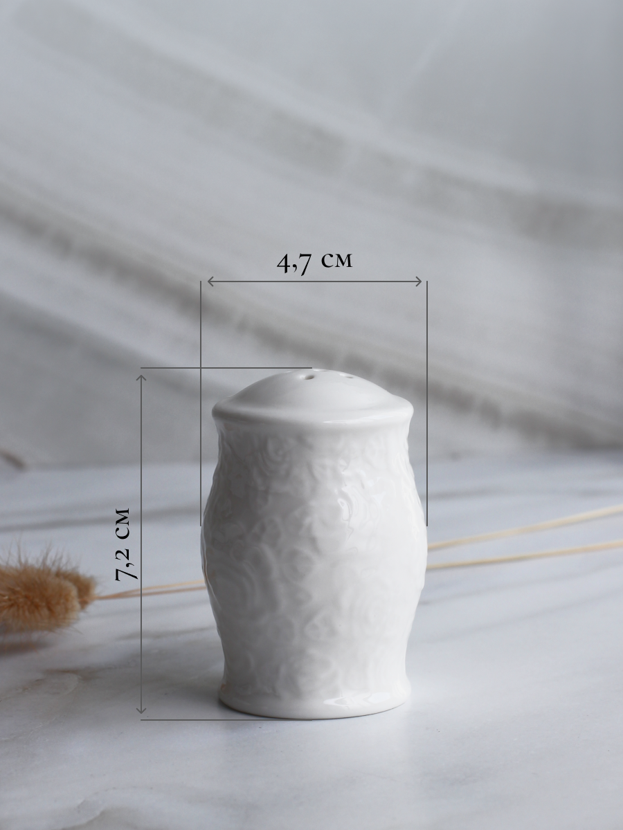 Набор для сервировки Balsford Фарфоровый: сахарница солонка и перечница - фото 4