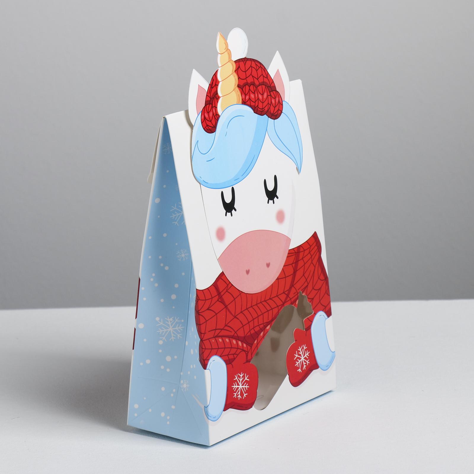 Коробка Дарите Счастье складная «Вкусный подарок». 15×7×22 см - фото 2