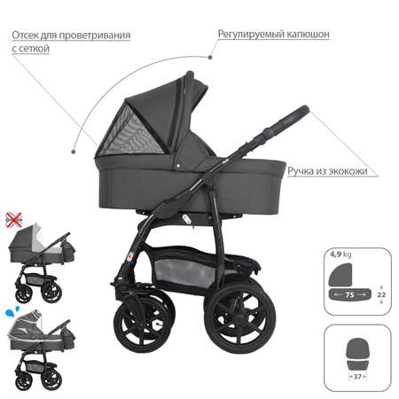 Коляска 2в1 Kitelli Bello