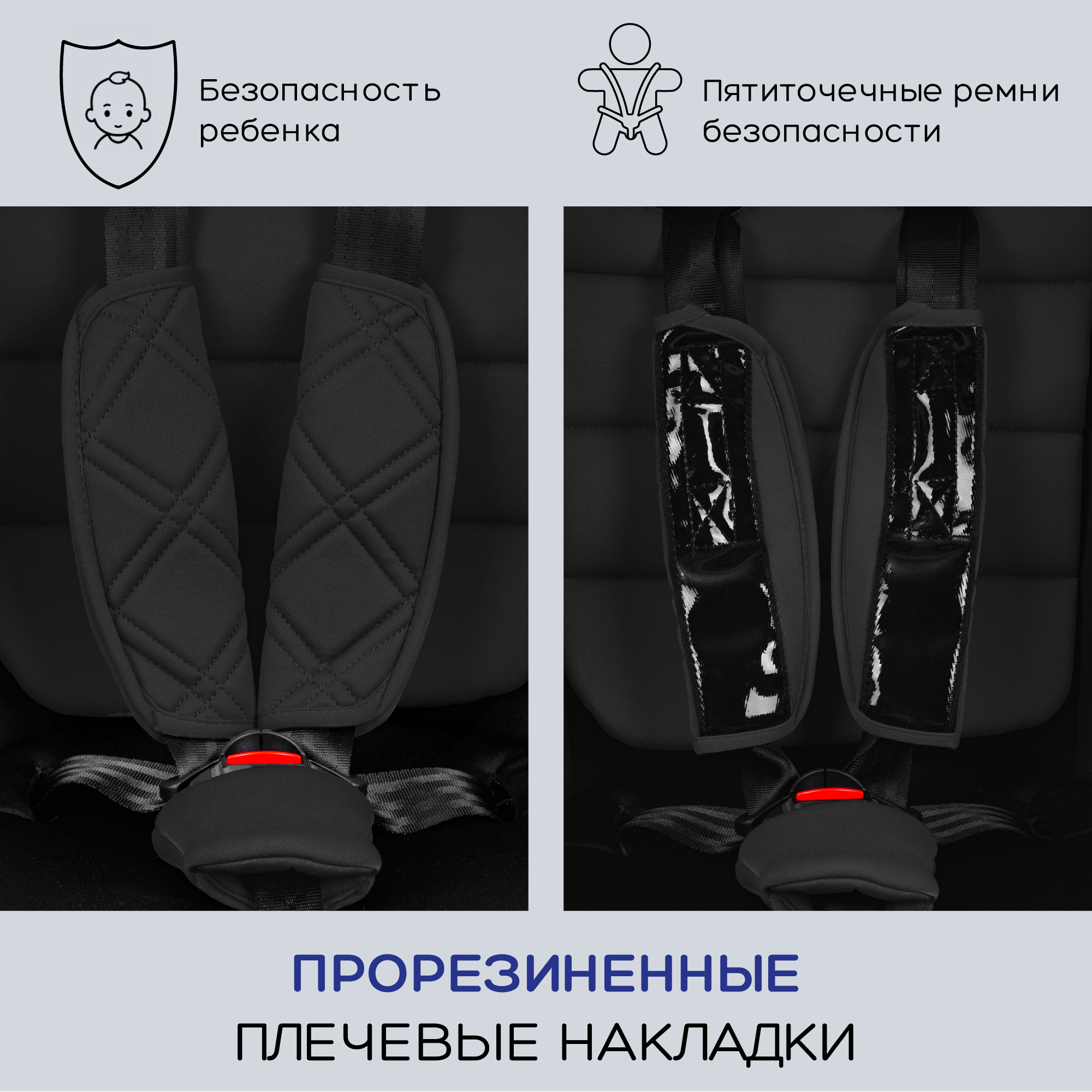 Автокресло Amarobaby ST-3 Isofix 0+/1/2/3 (0-36 кг) - фото 14